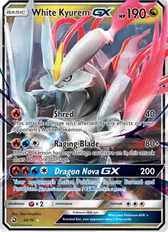 Kyurem Branco GX · Dragões Soberanos #48