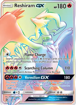 Reshiram GX · Dragões Soberanos #71