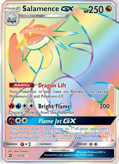 Salamence GX · Dragões Soberanos #73