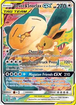 Eevee e Snorlax GX