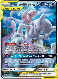 Mewtwo e Mew GX