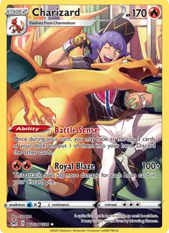 Charizard · Origem Perdida Galeria de Treinador #TG03