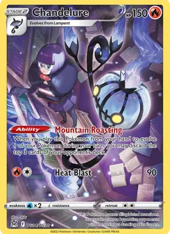 Chandelure · Origem Perdida Galeria de Treinador #TG04