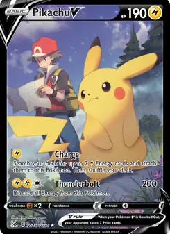 Pikachu V · Origem Perdida Galeria de Treinador #TG16