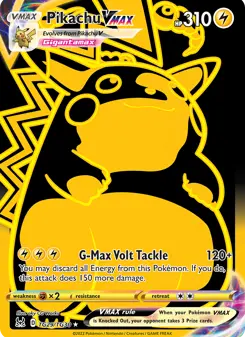 Pikachu VMAX · Origem Perdida Galeria de Treinador #TG29