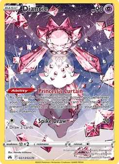 Diancie · Realeza Absoluta Galeria de Galar #GG13