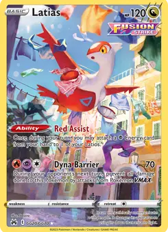 Latias · Realeza Absoluta Galeria de Galar #GG20