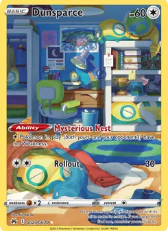 Dunsparce · Realeza Absoluta Galeria de Galar #GG23