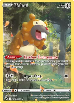 Bidoof · Realeza Absoluta Galeria de Galar #GG29