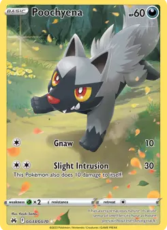Poochyena · Realeza Absoluta Galeria de Galar #GG33