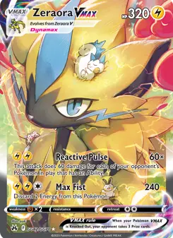 Zeraora VMAX · Realeza Absoluta Galeria de Galar #GG42