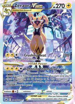 Zeraora V-ASTRO · Realeza Absoluta Galeria de Galar #GG43