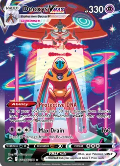 Deoxys VMAX · Realeza Absoluta Galeria de Galar #GG45
