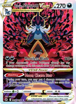 Samurott de Hisui V-ASTRO · Realeza Absoluta Galeria de Galar #GG52