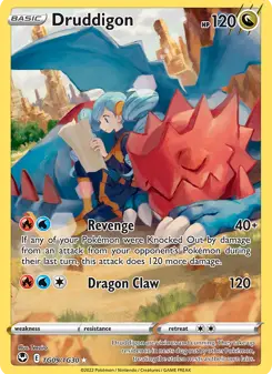 Druddigon · Tempestade Prateada Galeria de Treinador #TG09