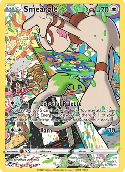 Smeargle · Tempestade Prateada Galeria de Treinador #TG10