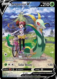 Serperior V · Tempestade Prateada Galeria de Treinador #TG13