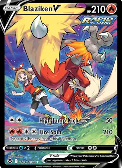Blaziken V · Tempestade Prateada Galeria de Treinador #TG14