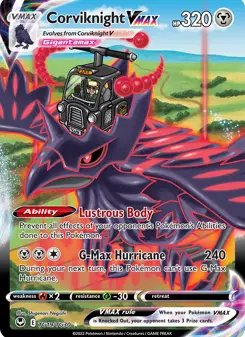 Corviknight VMAX · Tempestade Prateada Galeria de Treinador #TG19