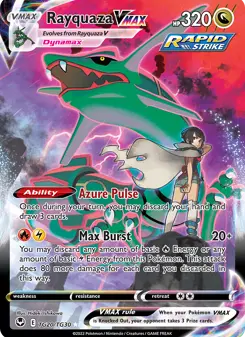 Rayquaza VMAX · Tempestade Prateada Galeria de Treinador #TG20