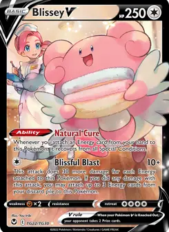Blissey V · Tempestade Prateada Galeria de Treinador #TG22