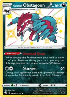 Obstagoon de Galar