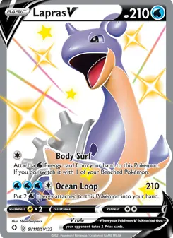 Lapras V · Destinos Brilhantes Cofre Brilhante #SV110