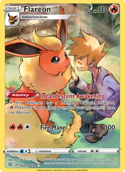 Flareon · Astros Cintilantes Galeria de Treinador #TG01