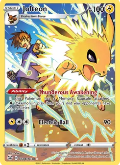 Jolteon · Astros Cintilantes Galeria de Treinador #TG04