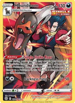 Houndoom · Astros Cintilantes Galeria de Treinador #TG10