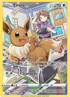 Eevee · Astros Cintilantes Galeria de Treinador #TG11